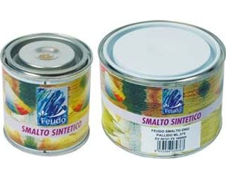 Smalto Sintetico Alluminio (lack Porpora) 125 ml Alluminio Feudo 6 Pezzi - 2