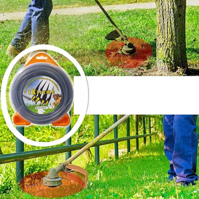 Filo per Decespugliatore Professionale Co Estruso Quadro Made 4141004 - 3