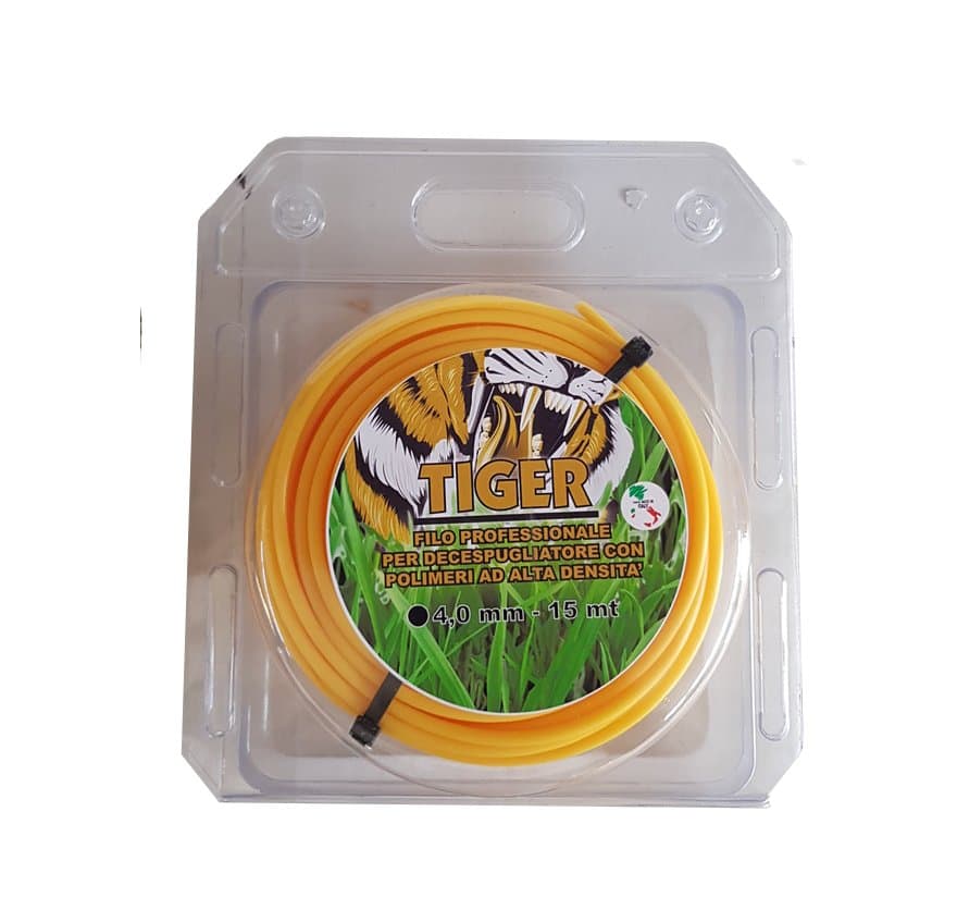 Filo per Decespugliatore Professionale Tondo Tiger Ø Mm 2,4 x Made in Italy - 2