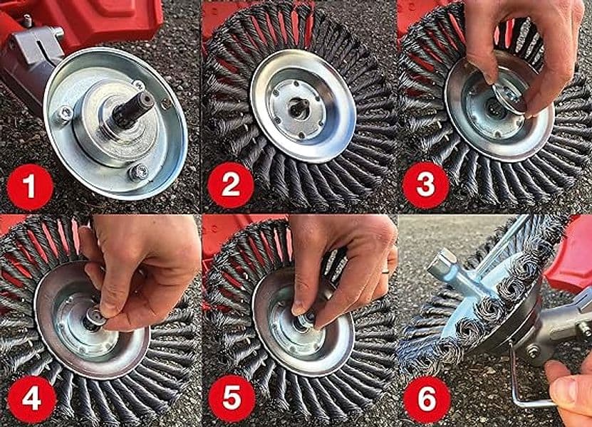 Spazzola Conica per Decespugliatore 200 mm 36 Mazzetti - 3
