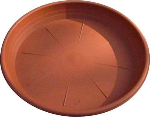 Sottovaso Cilindro Ø 25 cm (Vaso Ø 35) Colore Terracotta - 2