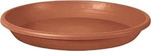 Sottovaso Cilindro Ø 25 cm (Vaso Ø 35) Colore Terracotta - 3