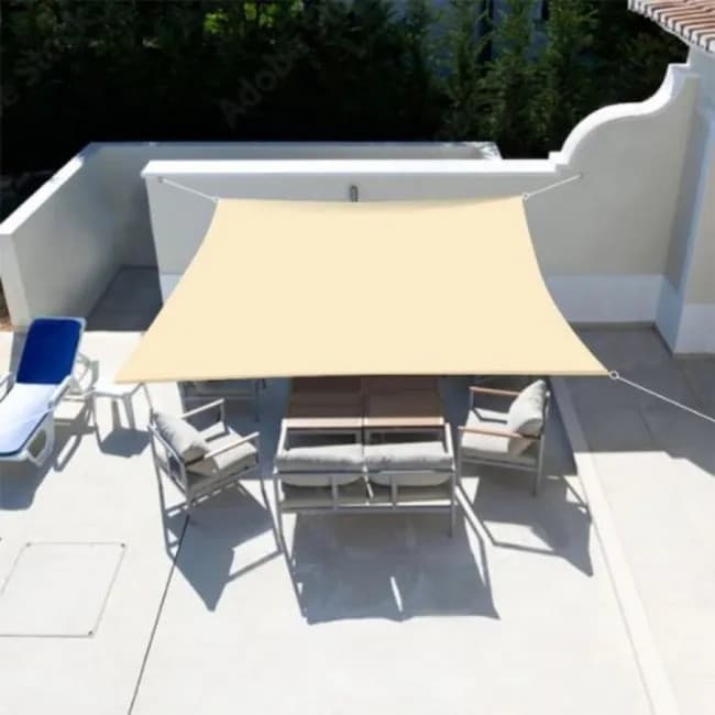 Vela Ombreggiante Ideal Star Quadrata 5 x 5 m - 3