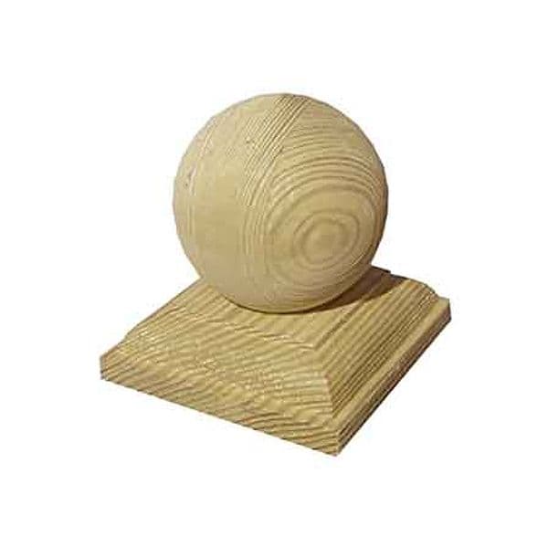 Sfera Copripalo in Legno 7 x 7 cm - 3