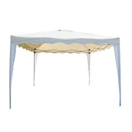 Gazebo Richiudibile 3 x 3 m Ideal Star Colore Bianco - 2