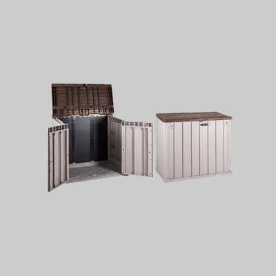 Mobile Stora Cm 129,5 x 74,5 x 111H Toomax Colore Grigio Marrone - 2