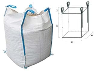Saccone in Polipropilene Fondo Chiuso e Bocca Aperta 90 CMX90X120 Portata - 2