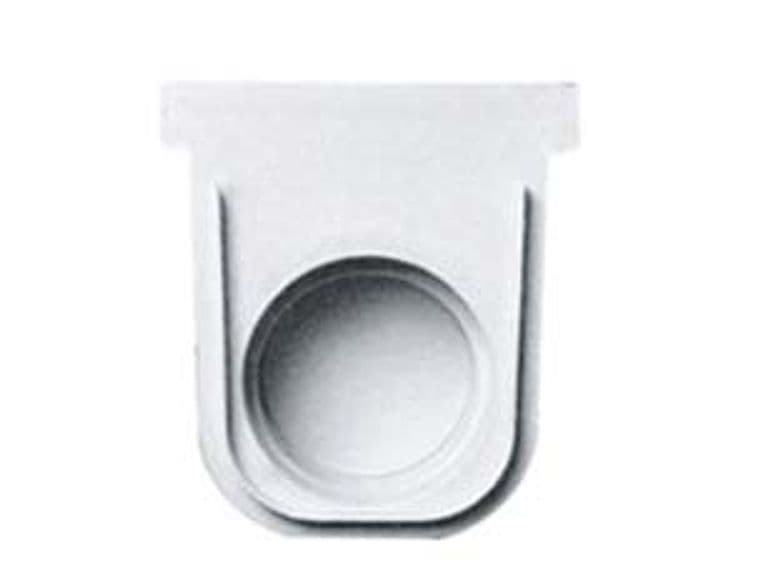 Tappo in Polipropilene per Canaletta 50 cm Grigio 13 CMX14H. Ø 7,5 2 Pezzi - 2