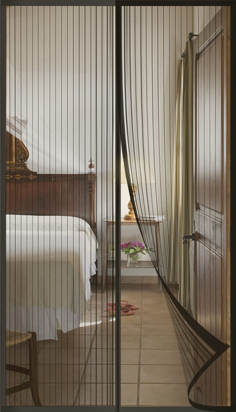 Zanzariera Ecco Riducibili 140 x 250 cm Grigia - 2