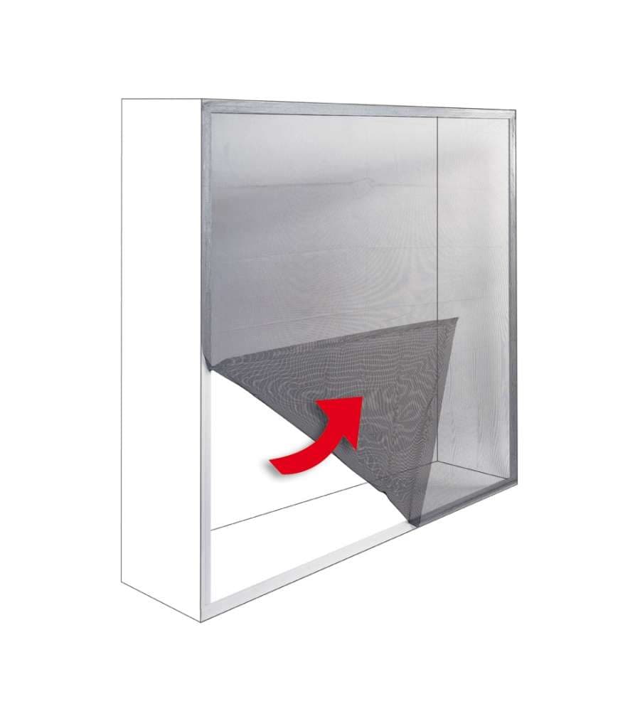 Zanzariera Adesiva Ecco 130 x 150 cm Nera - 2