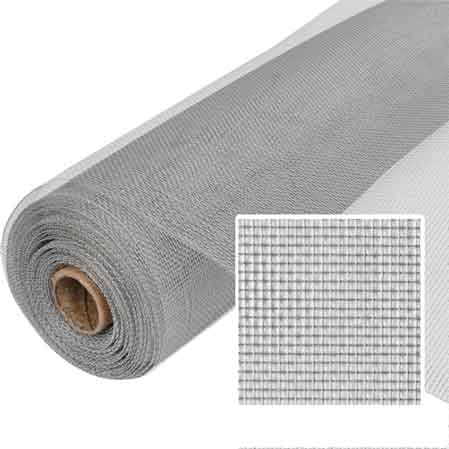 Rete per Zanzariera in Alluminio 63 H. 100 cm 30 m Lineari Rotolo 30 m - 3
