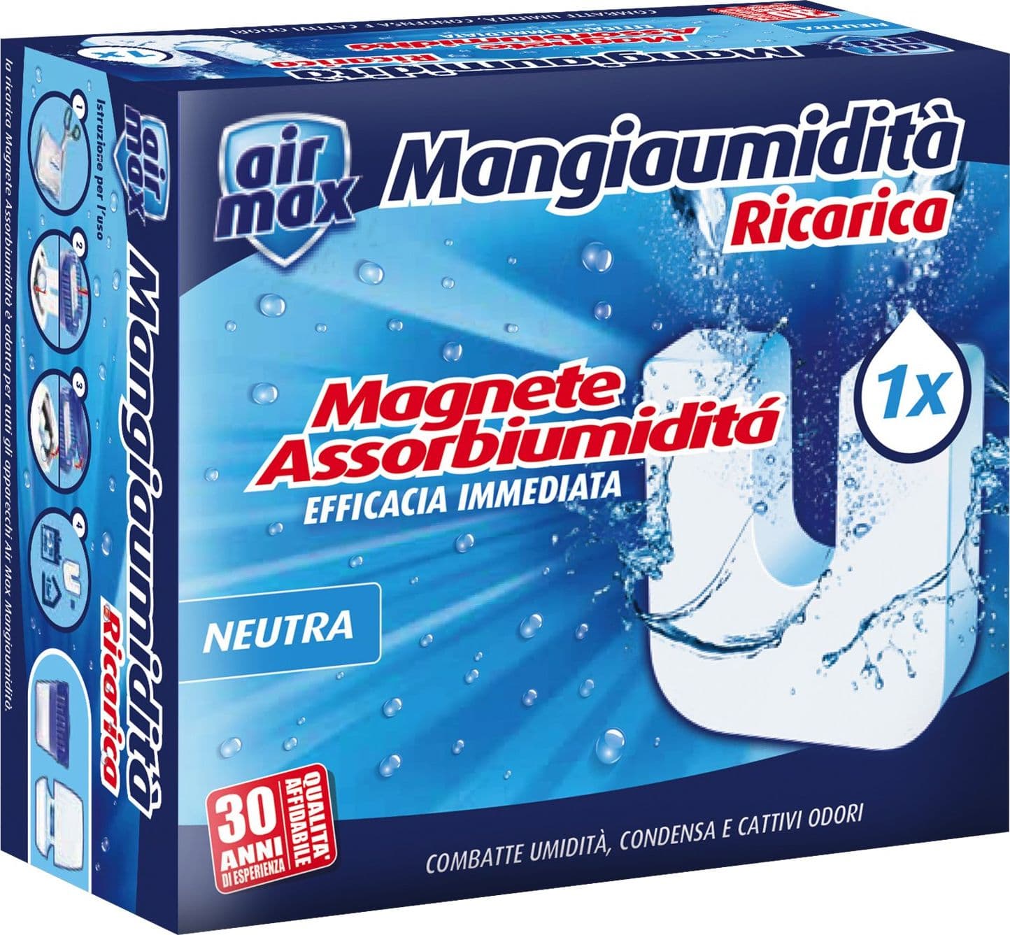 Ricarica Magnete Assorbiumidita 2 x 450 Gr Air Max Neutra - 2