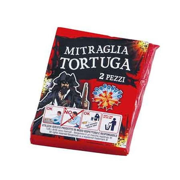 Petardo Mitraglia Tortuga 80 mm Conf 2 Pezzi - 2