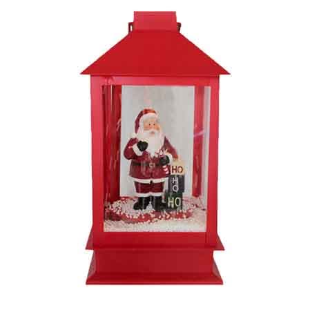 Giostrina di Natale Babbo Natale con Neve Cm 15 x 32H - 2