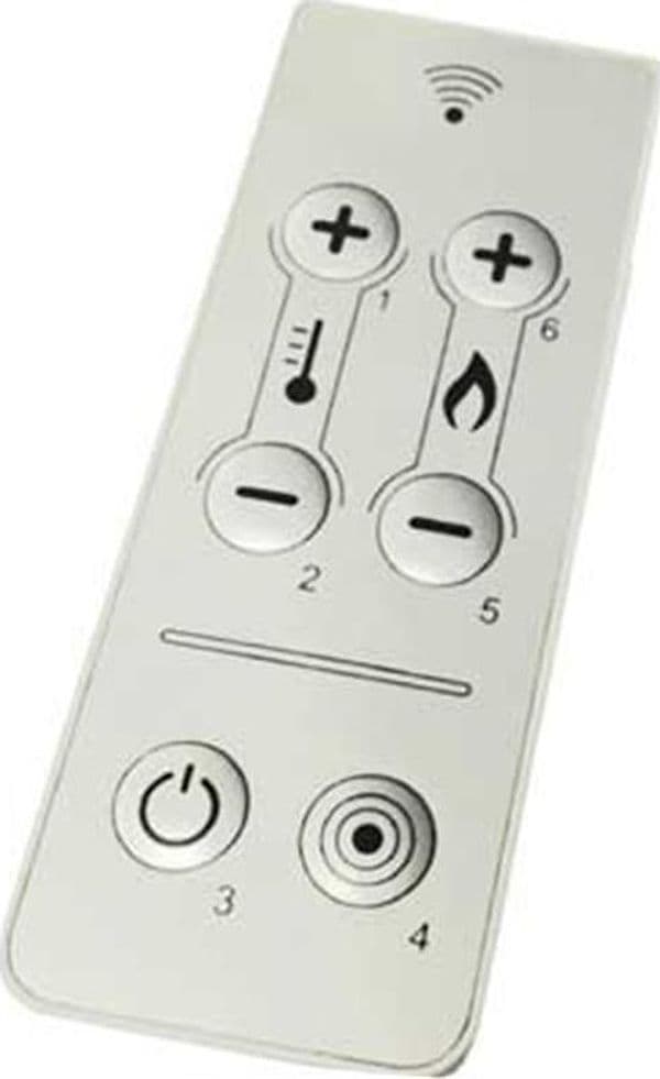 Telecomando per Stufe e Idrostufe a Pellet 6 Tasti Lineavz Bianco - 2