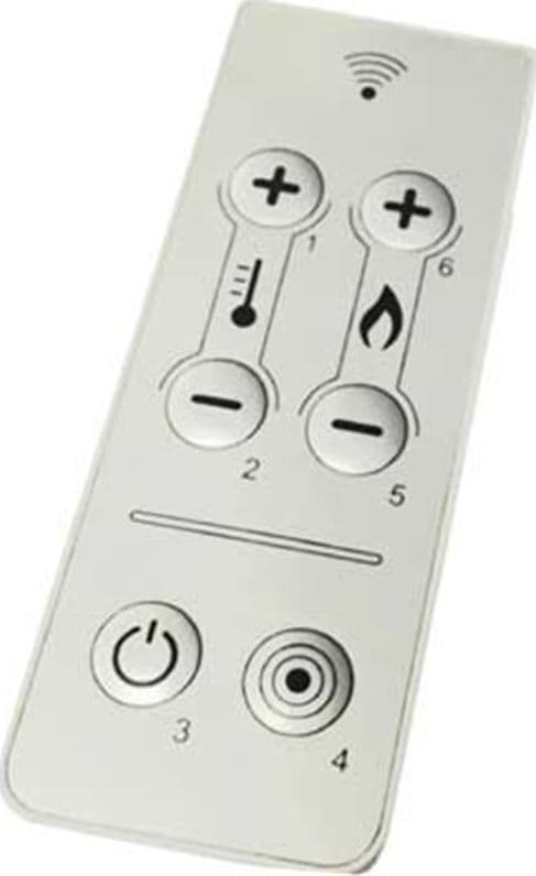 Telecomando per Stufe e Idrostufe a Pellet 6 Tasti Lineavz Bianco - 2