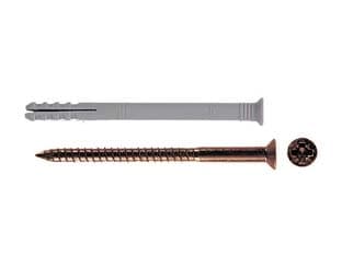 Tassello in Nylon con Vite Chiodo N Ø 4 mm MMX35 Fischer 100 Pezzi - 2