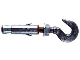 Tassello in Acciaio con Gancio Slm 10 Ma Gancio Asola Occhio 13 mm 25 Pezzi - 2
