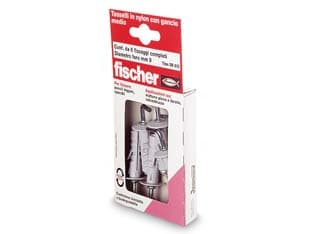 Tasselli in Nylon Sb K 9 5 con Vite Doppia Fischer 2 Blister - 2