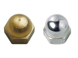 Dado Cieco in Ottone Ø 12 mm in Ottone 25 Pezzi - 2