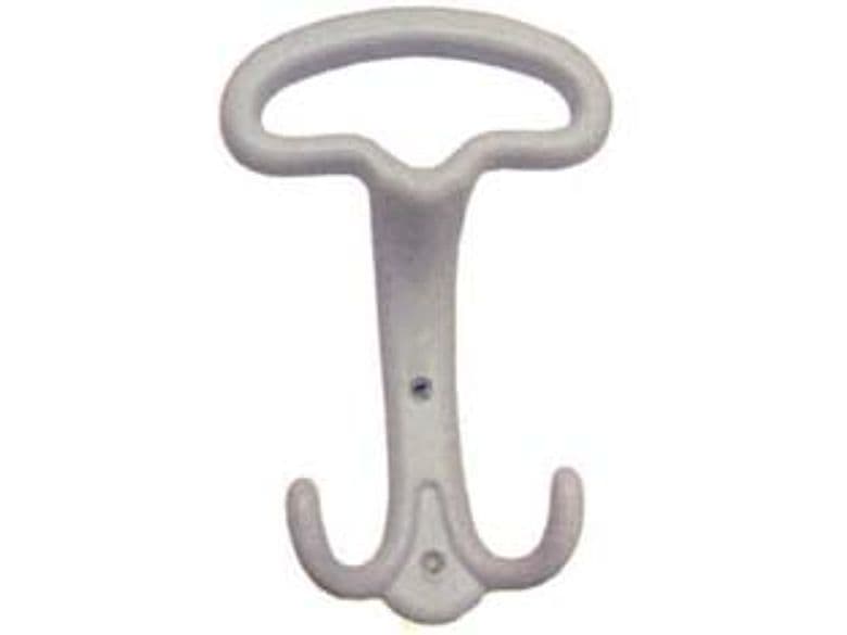 Portabito Lady Bianco 9,5 CMX14H. Interfori 4,4 cm 8 Pezzi - 2