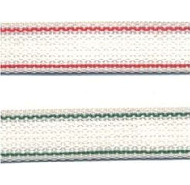 Cintino Nylon Rigato Rosso e Verde per Avvolgibili 50 Mx 22 Mmh. in Rotolo - 2