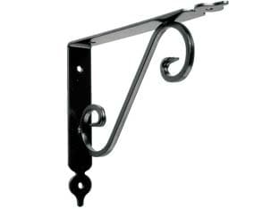 Mensole Ornamentali Brackets Nere 140 MMX190X25 Quality 20 Pezzi - 2