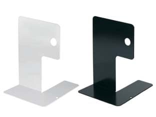 Fermalibro in Acciaio Verniciato 155 MMX140X200H. Nero 5 Pezzi - 2