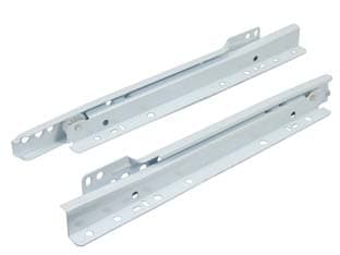 Guide Scorrevoli per Cassetti con Rulli Teflon Bianche 55 cm (ART.4001 2 - 2