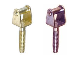 Cavallotti con Rullo e Vite Anuba 15 mm di Altezza Vite 35 mm 10 Pezzi - 2