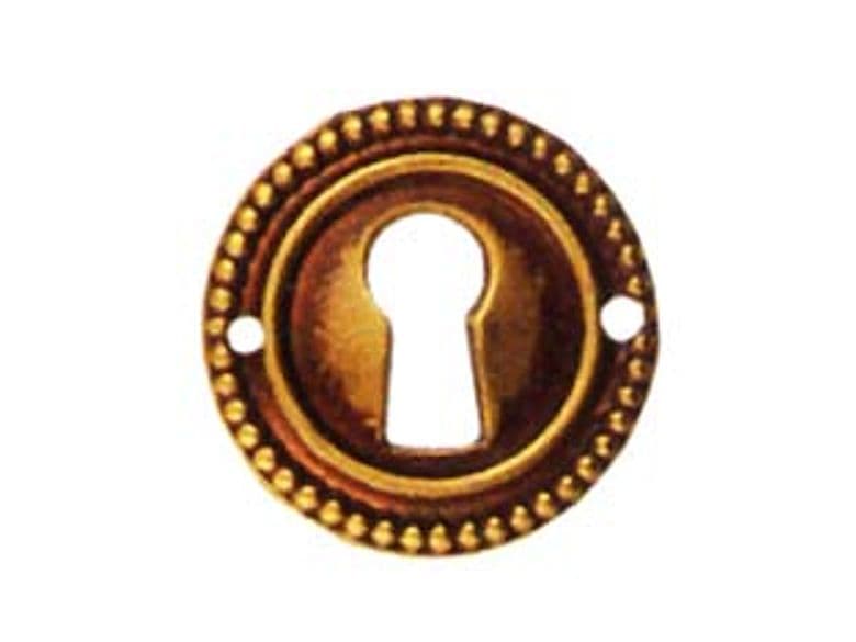 Bocchette per Mobili Tonde MOD.30710 in Ottone Anticato Ø 30 mm 5 Pezzi - 2