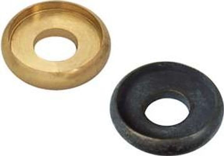 Base per Pomoli in Porcellana Ø 18 mm Ottone Anticato 10 Pezzi - 2
