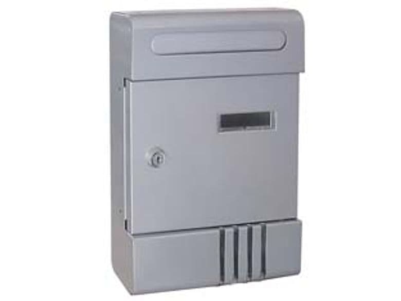 Cassetta Postale in Metallo per Esterni Argento 20,5 CMX6,5X29H. Argento - 2