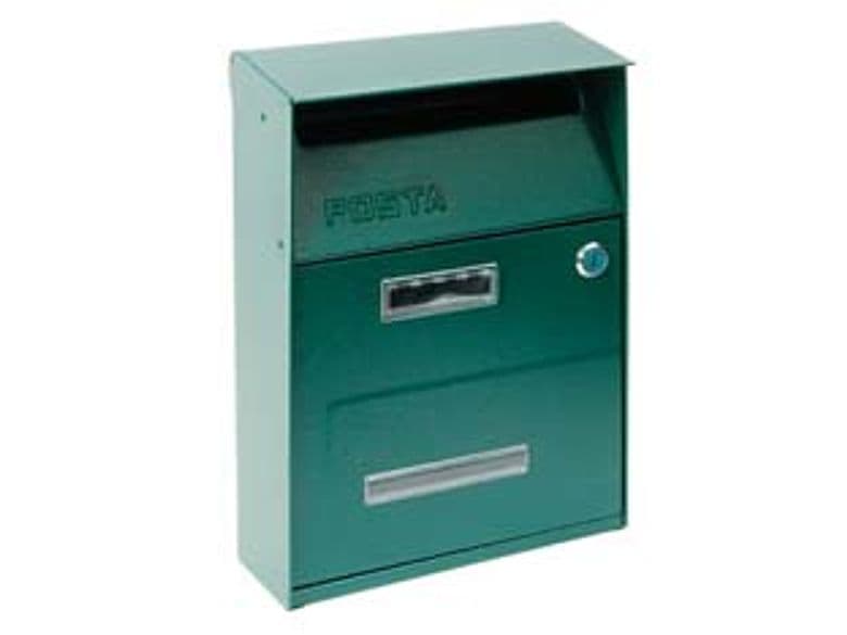 Cassetta Postale Portariviste per Esterni Verde 21,5 CMX10,5X33H. Verde - 2