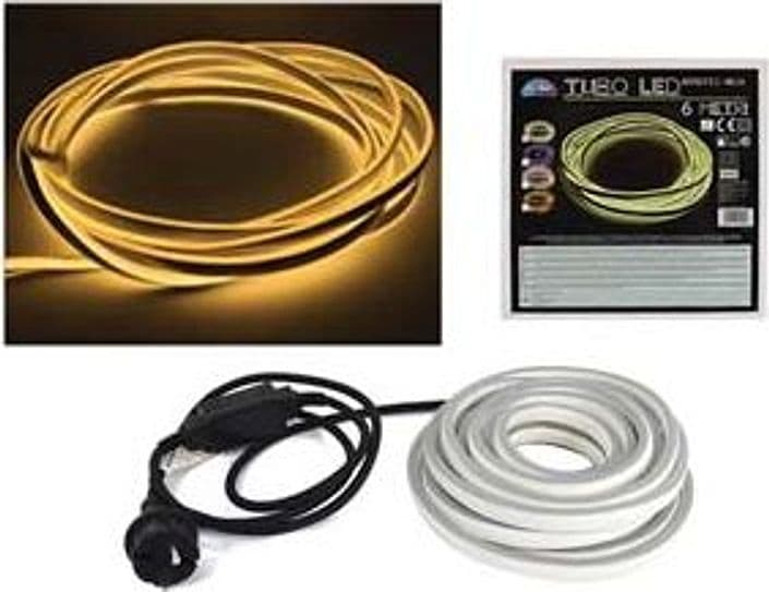 Tubo Neon Tapelight Bianco Caldo per Uso Interno Esterno 6 m - 2