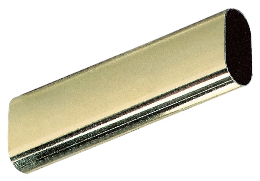 Tubo per Armadio Ovale Ottonato 30 x 15 mm da 1,5 m 10 Pezzi - 2