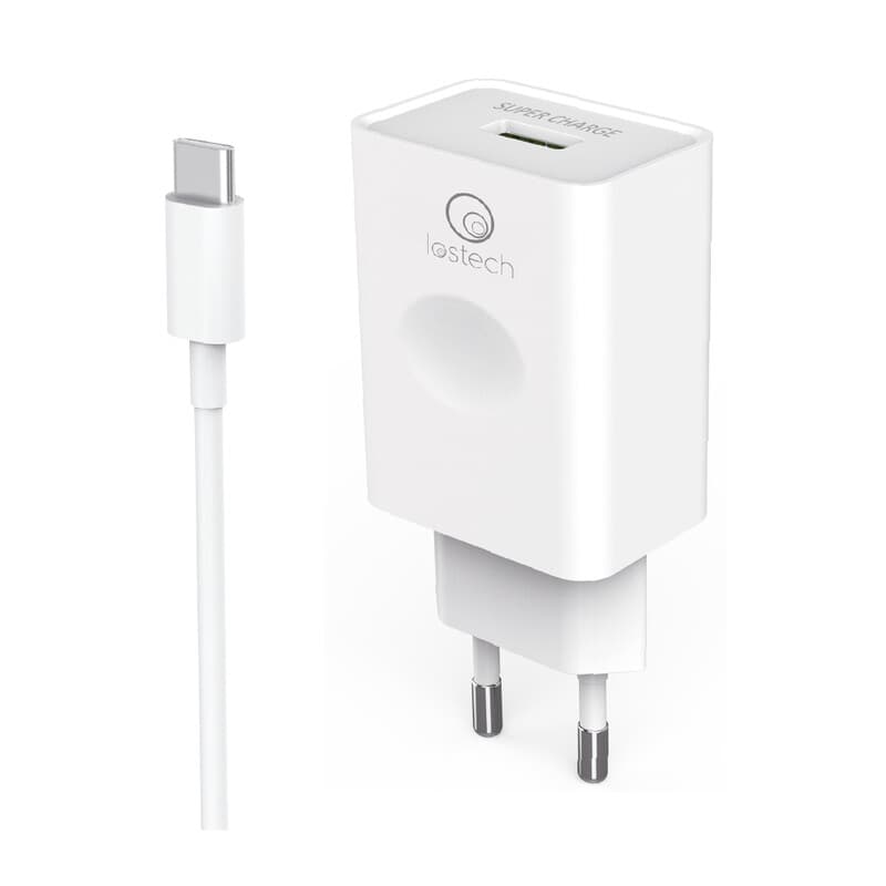 CARICATORE USB SUPER RAPIDO C/CAVO TYPE-C 120  CM- 1,0 pz - 2
