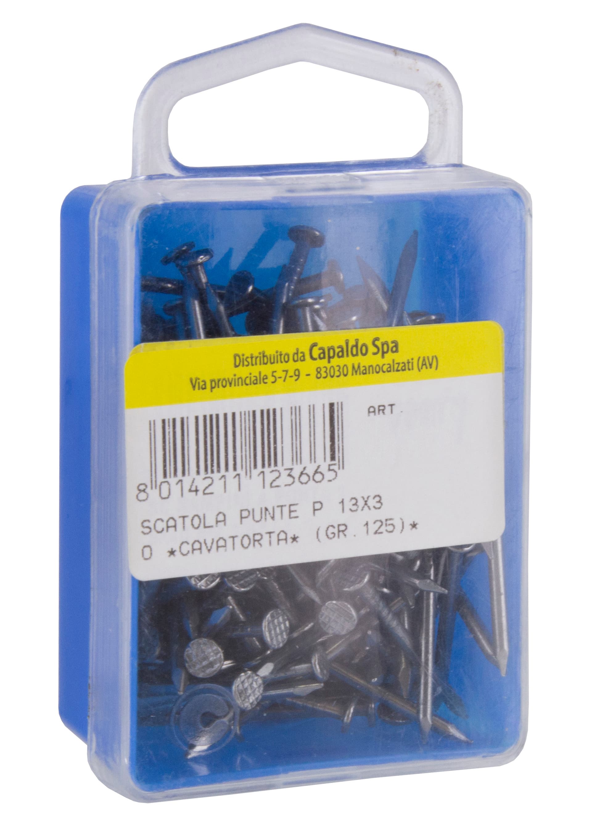 SC SCATOLA CHIODI T. PIANA 13X30 CAVATORTA 125 G*- 5,0 pz - 2