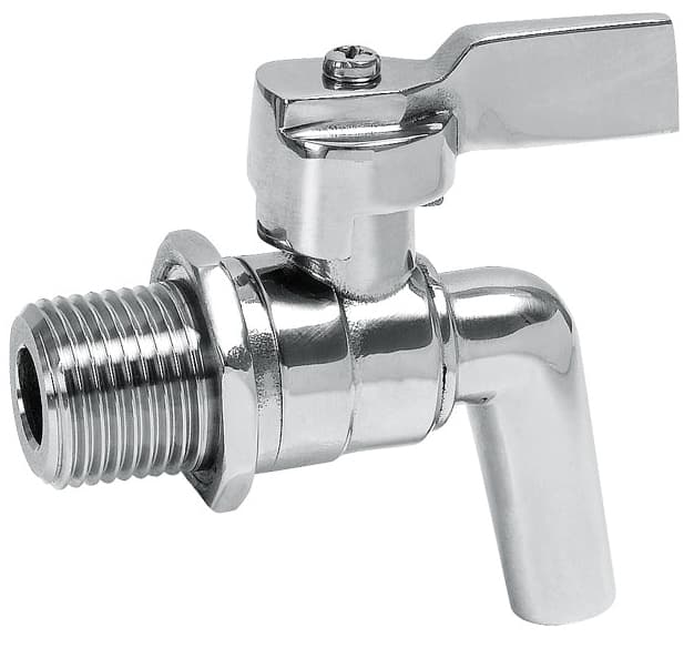 RUBINETTO INOX C/LEVA PER CONTENITORE OLIO GR.1/2- 1,0 pz - 2