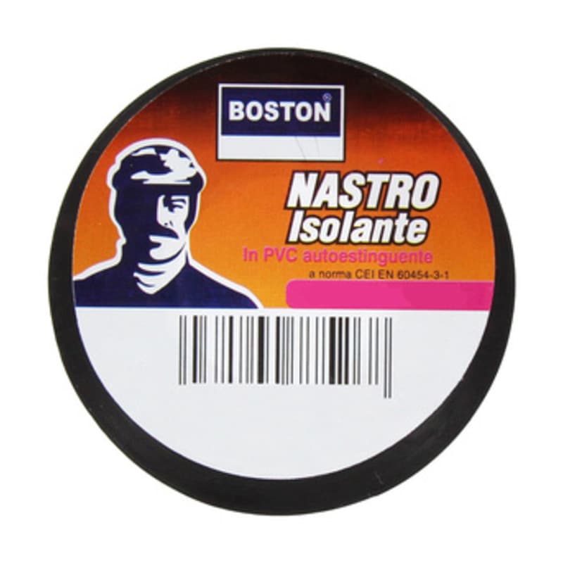 BOSTON NASTRO ISOLANTE NERO 25MMX25M*- BOSTON ITALIA- 6,0 pz - 2