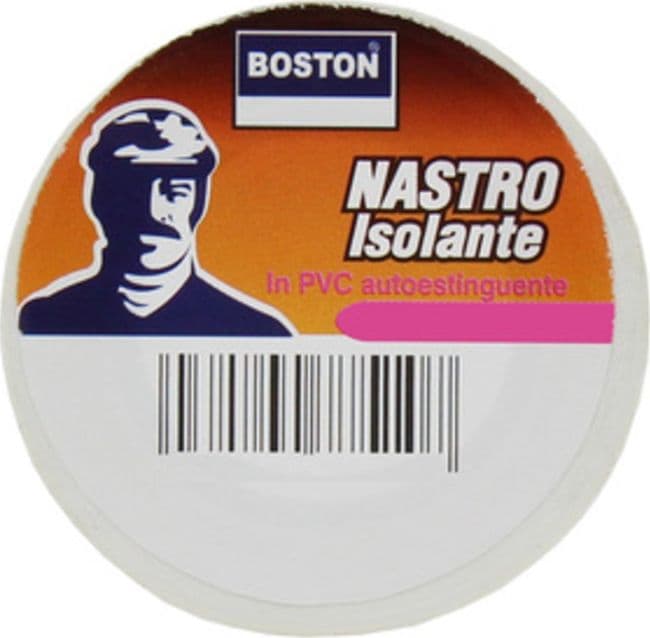 Nastro Isolante Bianco 25MMX25M Boston Boston Italia 6 Pezzi - 2