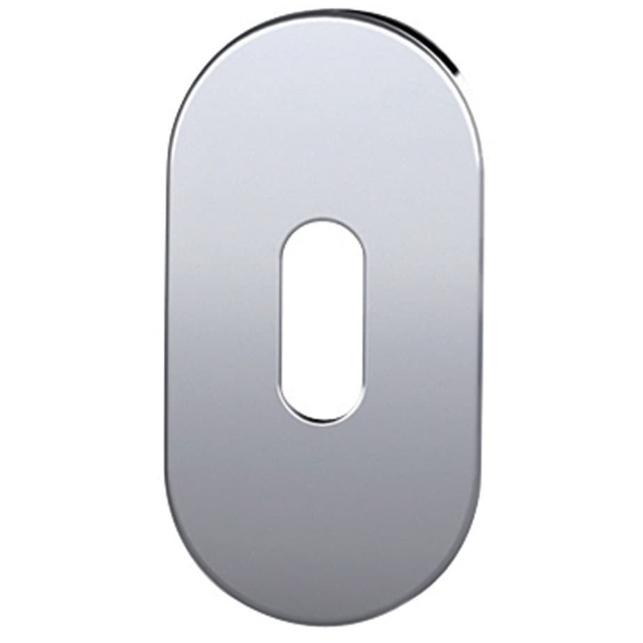 Bocchetta Ovale Bassa 28 x 6 x 60 INOX Sat F Patent Tropex Design 10 Pezzi - 2