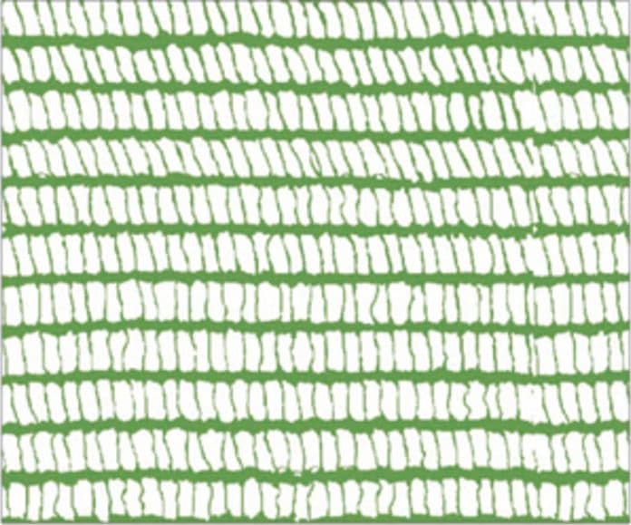 RETE P/PONTEGGI C/ASOLE 1,8X25 M VERDE- 1,0 rotoli