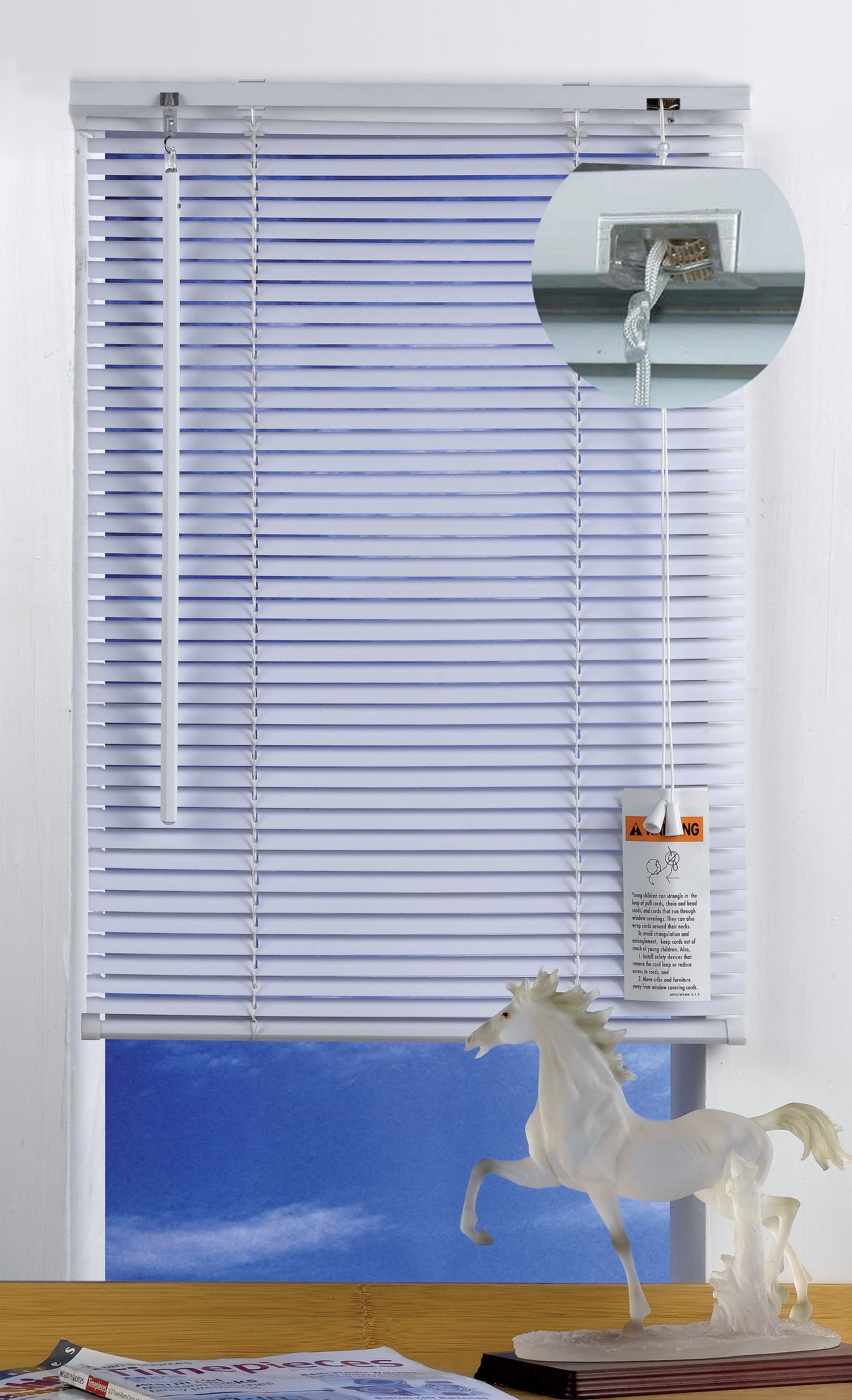 TENDA VENEZIANA NASTRO 25 MM  80XH170 CM BIANCO- 4,0 pz - 2