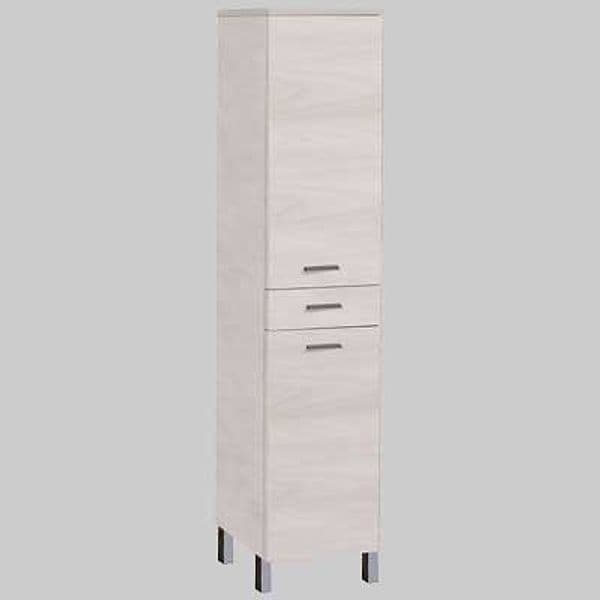 Colonna Singola Bianco Nordico Savini 2 Ante + 1 Cassetto - 2