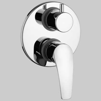 Rubinetto Miscelatore Doccia Incasso con Deviatore Berry 2 Cromo Paini - 2