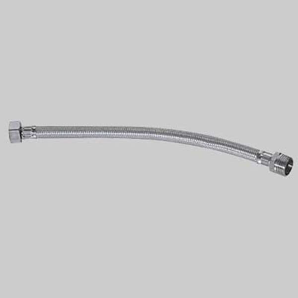 Tubo Flessibile in Acciaio Gigante F 3/8 x F 3/8 Cm 35 Made in Italy