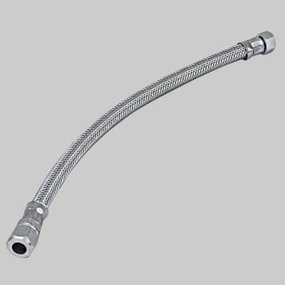 Tubo Flessibile INOX con Bicono Femmina Cm 30 F ? x Bicono 10 Made in Italy - 2