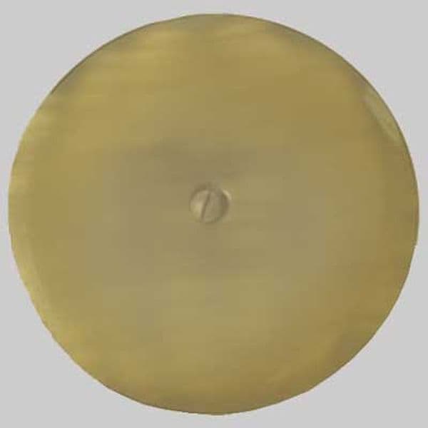 Piattello Chiuso con Vite Bronzato Mm 150 Made in Italy