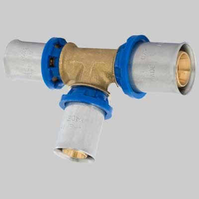 Raccordo Tee Ridotto Ape Press 20 x 20 x 16 Ape Raccorderie - 2